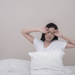 Woman Struggling With Sleep Disorder